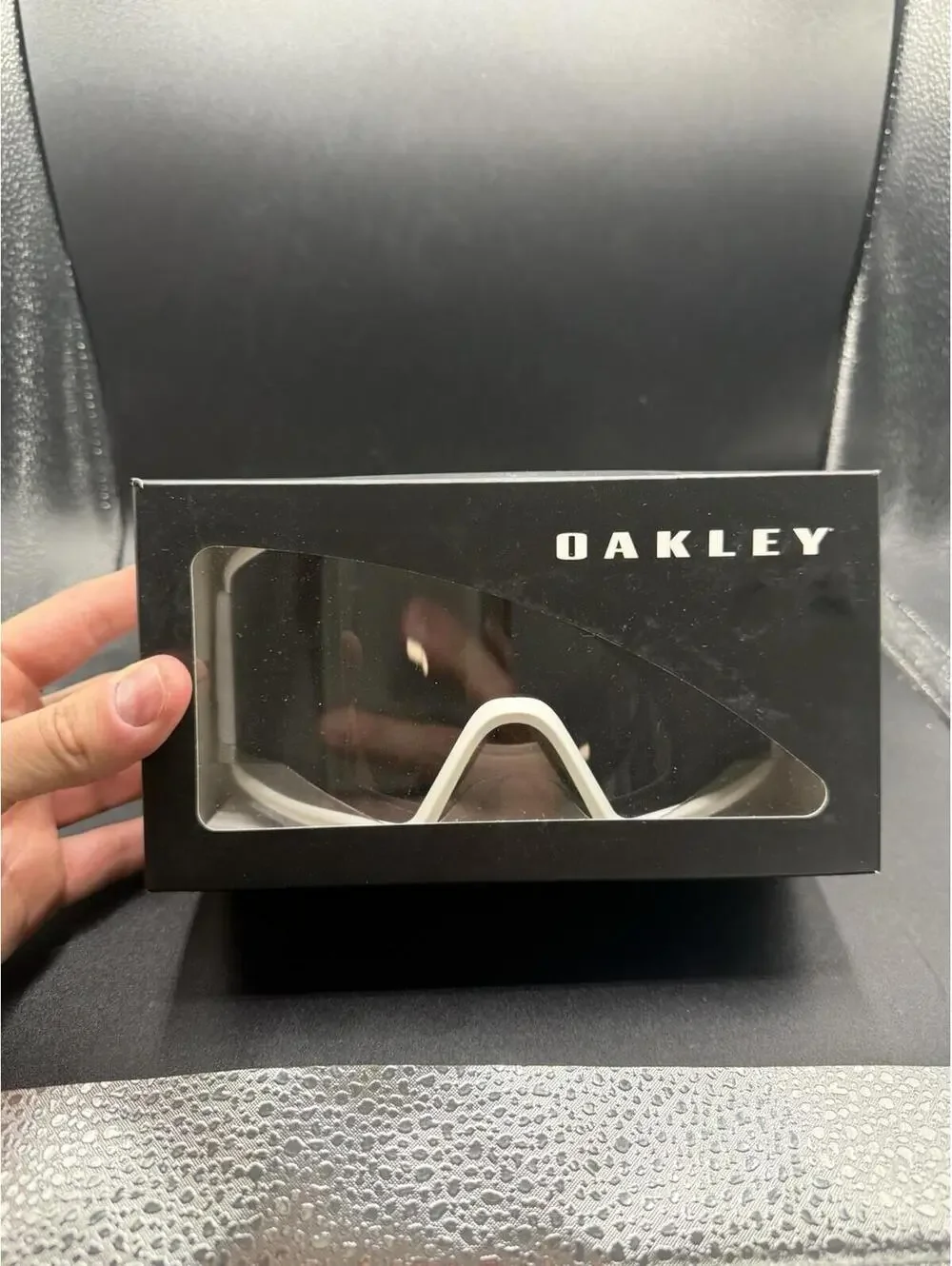 Oakley Target Line L Matte White/Dark Grey Lenses  New
